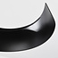 Dimmable black ceiling light with fan - Ventu