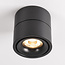 Ceiling spotlight for outdoors, black 15W - Julie