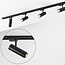 Modern 1.5 metre single-phase track lighting system with Jolie spotlights - ceiling lights
