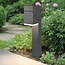 Bollard light Elpida with adjustable spotlight for outdoors - anthracite