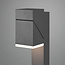 Bollard light Elpida with adjustable spotlight for outdoors - anthracite
