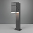 Bollard light Elpida with adjustable spotlight for outdoors - anthracite
