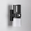 Adjustable wall light Bobby with sensor - black