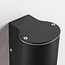Modern outdoor wall lamp Sophie - black