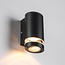 Industrial outdoor wall lamp Stef - black