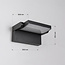 Adjustable wall lamp Berlin - black