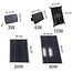 Solar string lights 25 metres with 25 or 30 W-shape filament bulbs, 30W solar panel
