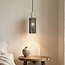 Pendant lamp with Golden details, Black - Valce