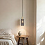 Pendant lamp with Golden details, Black - Valce