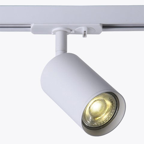 Track lighting sets, White