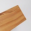 Modern outdoor wall light Kai with wood-effect and integrated LED