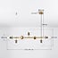Hepta 7-light pendant light - clear glass