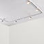 Track spotlight 1-phase Linn, white with mahogany wood-effect detail