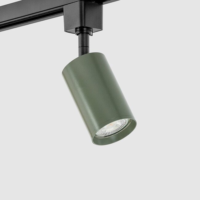 Track spotlights 1-phase pine green - Romain
