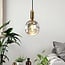 pendant light Lewis with wavy glass
