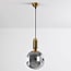 pendant light Lewis with wavy glass