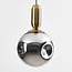 pendant light Lewis with wavy glass