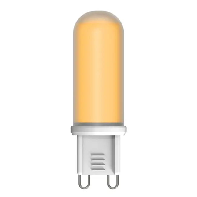 Dimmable G9 LED spotlight, opal white glass, 2700K, 2.2W