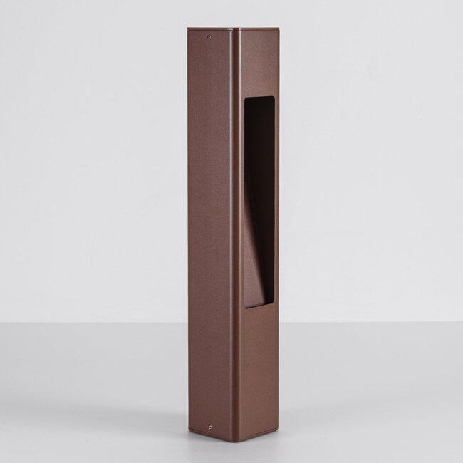 Velia standing outdoor lamp - rust brown