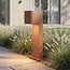 Outdoor floor lamp Simone - 30 cm rust brown