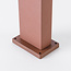 Outdoor floor lamp Simone - 30 cm rust brown