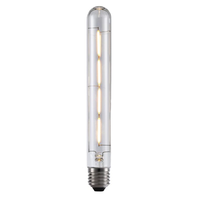 E27 tubular LED bulb dimmable clear glass 22.5 cm (2700K)