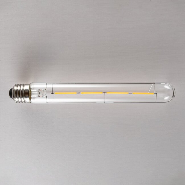 E27 tubular LED bulb dimmable clear glass 22.5 cm (2700K)