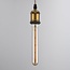 E27 dimmable tube lamp Amber glass with 4-wire filament 22.5 cm, 4W, 2200K