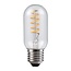 LED filament tube lamp 4W, 2700K, clear glass with spiral - dimmable
