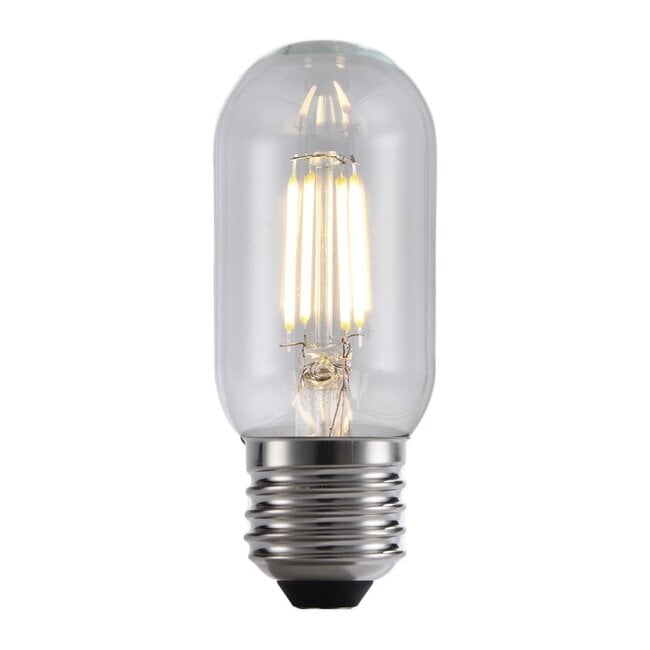 E27 tubular LED bulb, dimmable in clear glass 11 cm (2700K)