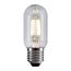 E27 tubular LED bulb, dimmable in clear glass 11 cm (2700K)