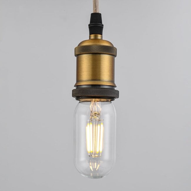 E27 tubular LED bulb, dimmable in clear glass 11 cm (2700K)