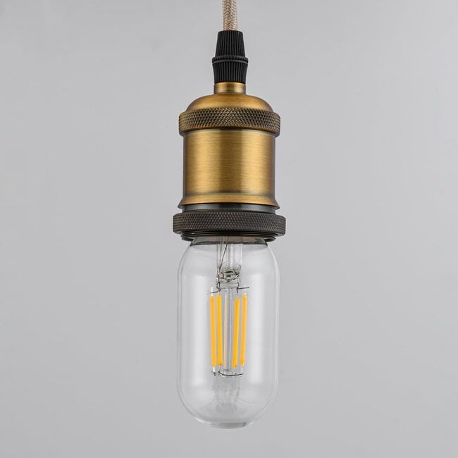 E27 tubular LED bulb, dimmable in clear glass 11 cm (2700K)
