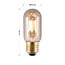 E27 dimmable tubular LED bulb in amber glass, 11 cm (2200K)