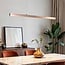 3-step dimmable LED pendant light Ami - rose gold