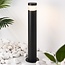 Outdoor floor lamp Tierra - black with integrated LED
