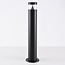 Outdoor floor lamp Tierra - black with integrated LED