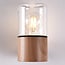 Outdoor wall light Juliano with wood effect