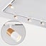 1-phase track system set 3 metres with Linn spotlights, white and mahogany
