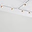 1-phase track system set 3 metres with Linn spotlights, white and mahogany