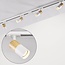 1-phase Track lighting system 1.5 metres with oak wood effect - Linn
