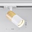 1-phase track system set 1.5 metres with Linn spotlights with oak wood-effect detail