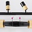 1-phase track system set 3 metres with Linn spotlights, black and oak