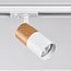 1-phase track system set 1.5 metres with Linn spotlights, white and mahogany