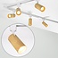 Modern 1-phase Track lighting system, 3 metres, with oak wood effect - Loek