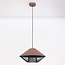Modern pendant lamp Aiva - coffee brown