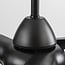 Ceiling fan Wieke - black with adjustable colour temperature