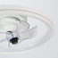 Ceiling fan Ikaros - white with summer/winter function and integrated LED
