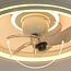 Ceiling fan Ikaros - white with summer/winter function and integrated LED