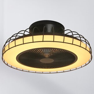 Rotar ceiling fan with integrated dimmable LEDs